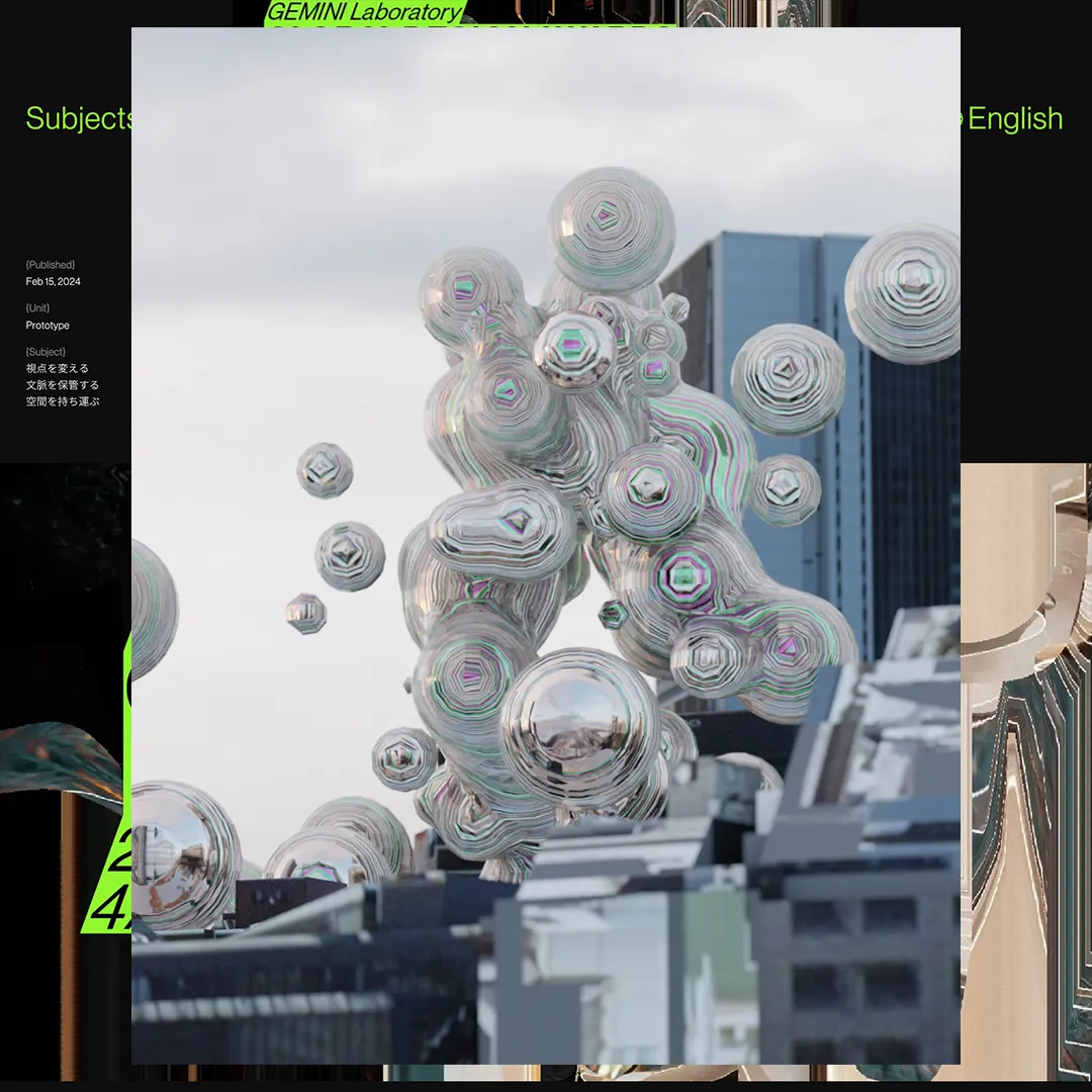 free will material for GEMINI Laboratory GLOBAL DESIGN AWARDS